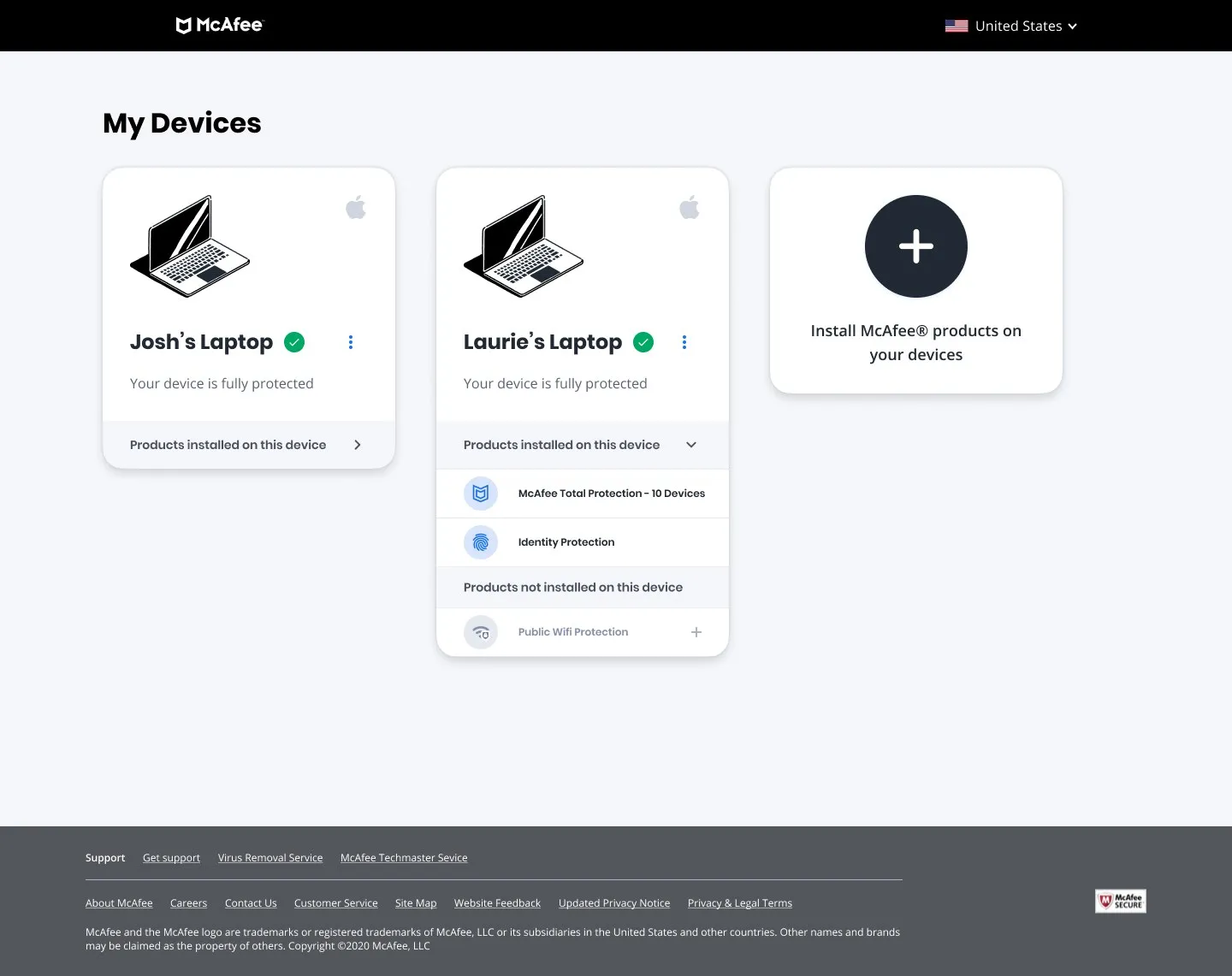 The redesigned My Devices page: which products are on which device, and how to cover the next one